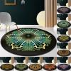 GZQIAWY Round Mandala Boho Rug, Non-Slip Soft Floor Rug, 200 x 200 cm view 4