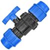 MegaHaustechnik PP Compression Fitting Ball Valve, 25 x 25 mm view 1