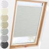 Schuette Skylight Pleated Blind, Screw-Mounted, Warm Cacao, 40–49 x 120–149 cm view 1