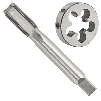Aceteel M21 x 1.25 Metric Threading Set with HSS Tap and Round Die