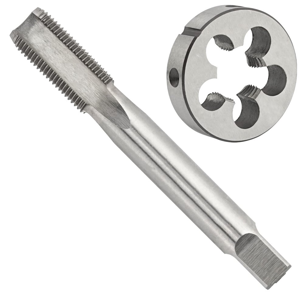 Aceteel M21 x 1.25 Metric Threading Set with HSS Tap and Round Die