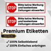 Premium “No Advertising” Mailbox Stickers, 2-Pack view 2