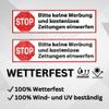 Premium “No Advertising” Mailbox Stickers, 2-Pack view 3