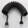 Retractable Telescopic Shower Hose, Flexible 2 m/3 m, Black, for Toilet and Bathroom view 2