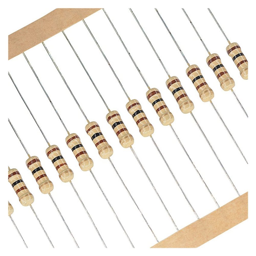 2,000-Piece 1/2W 0.1Ω–10MΩ 5% Carbon Film Resistor Assortment, YIJIAN (390Ω)
