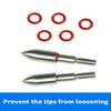 longbowmaker O-Rings for Arrowheads, 100-Pack view 3