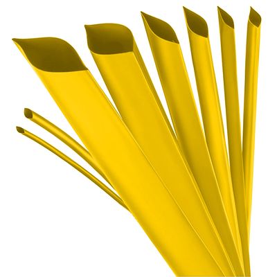 ISOLATECH Heat Shrink Tubing 100 mm x 3 m, 3:1, Yellow with Adhesive
