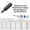 ISOLATECH Heat Shrink Tubing 100 mm x 3 m, 3:1, Yellow with Adhesive view 3
