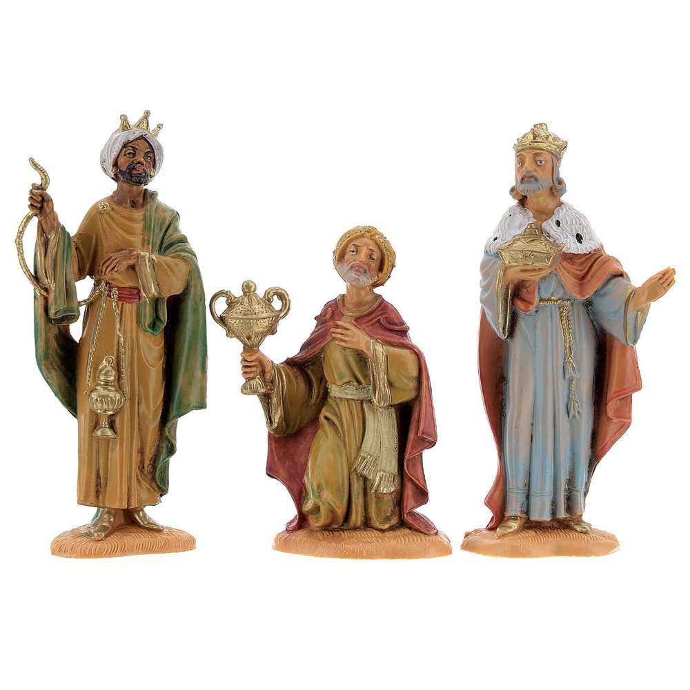 Holyart Fontanini Three Wise Men for 10 cm Nativity Scene