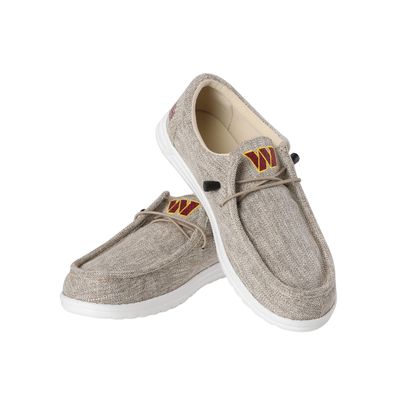 FOCO Men's NFL Team Logo Lightweight Cotton Knit Loafer Lace-Up Shoes