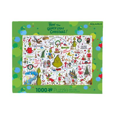 Dr. Seuss How the Grinch Stole Christmas 1000-Piece Puzzle