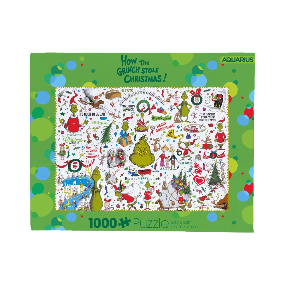 Dr. Seuss How the Grinch Stole Christmas 1000-Piece Puzzle