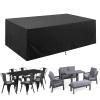 ZHANGY Rectangular Garden Table Cover, 200 x 160 x 70 cm, Waterproof Oxford Fabric view 1