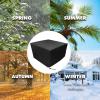 ZHANGY Rectangular Garden Table Cover, 200 x 160 x 70 cm, Waterproof Oxford Fabric view 4