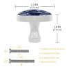 4-Piece Round Cabinet Knob Set, Paris Eiffel Tower and Bow Design view 3