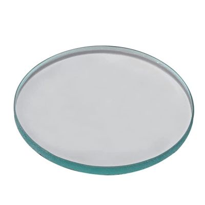 Tempered Display Glass, Decorative Kitchen Tray, 55 mm Diameter, 8 mm Thick