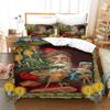 SNDTXE 3-Piece Microfiber Bedding Set, 200 x 200 cm, Christmas Candle Design view 1