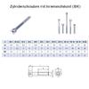 M4 x 6 Socket Head Cap Screws, 500 pcs, DIN 912, A2 Stainless Steel view 2