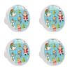 4-Piece Round Decorative Cabinet Knobs with Screws view 1