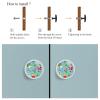 4-Piece Round Decorative Cabinet Knobs with Screws view 4