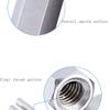 10-Piece M2 x 4 mm Hex Threaded Spacers, 12 mm Long, 304 Stainless Steel view 3