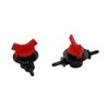 PVC Pipe Connector Elbow 1/2" 3/4" Fertilizer Injector Kit with 4-Scale Flow-Control Valve, Black view 2