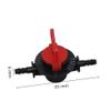PVC Pipe Connector Elbow 1/2" 3/4" Fertilizer Injector Kit with 4-Scale Flow-Control Valve, Black view 3