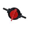 PVC Pipe Connector Elbow 1/2" 3/4" Fertilizer Injector Kit with 4-Scale Flow-Control Valve, Black view 4