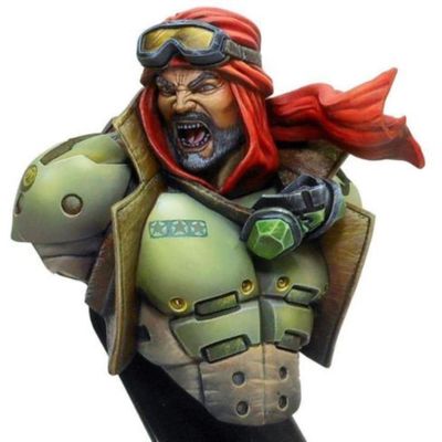 LIANGFANG 1/12 Man Talk Mansuri Soldier Bust Resin Kit