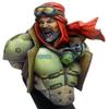 LIANGFANG 1/12 Man Talk Mansuri Soldier Bust Resin Kit view 1