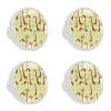 4-Piece Kitchen Cabinet Knobs, Round Decorative Giraffe Knobs with Screws view 1