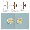 4-Piece Kitchen Cabinet Knobs, Round Decorative Giraffe Knobs with Screws view 4