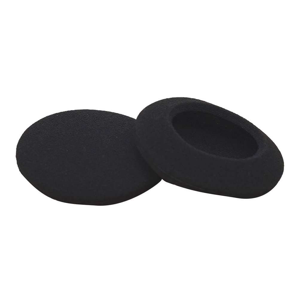 Professional Replacement Ear Pads for Over-Ear Headphones, 4.5 cm, Black, 2-Pack