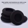 Professional Replacement Ear Pads for Over-Ear Headphones, 4.5 cm, Black, 2-Pack view 2