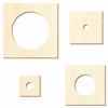 Wood Square with Circular Cutout – Craft Decor, 3–50 cm view 3