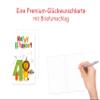 Edition Seidel Premium 4th Birthday Card with Envelope (G2944 SW022) view 2