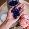 Galashield Flat Glass Marbles for Vases, Cobalt Blue, 2.3 kg, Approx. 540 Pieces view 2