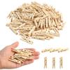 KIMOBER 4.5 cm Large Wooden Clothespins, 100-Pack view 1