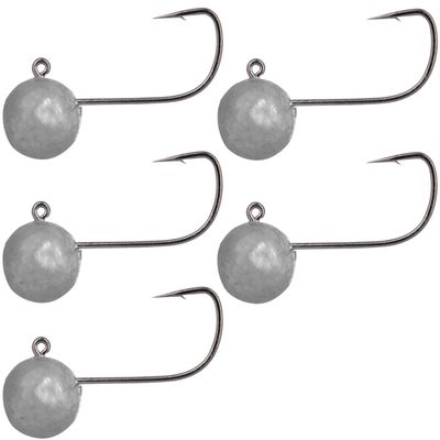 Spro Freestyle Lead Heads for Soft-Plastic Jigs Natural Micro Jigs 29, Size/Weight: 1/0 / 2 g