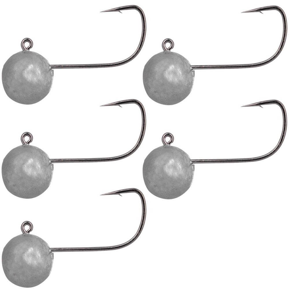 Spro Freestyle Lead Heads for Soft-Plastic Jigs Natural Micro Jigs 29, Size/Weight: 1/0 / 2 g