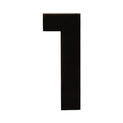 HASWARE House Number, 7.5 cm, Self-Adhesive, Black