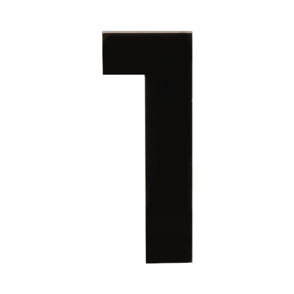 HASWARE House Number, 7.5 cm, Self-Adhesive, Black