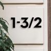 HASWARE House Number, 7.5 cm, Self-Adhesive, Black view 4