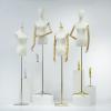 LXLIGHTS Women's Half-Scale Mannequin Torso, Adjustable Dress Form with Removable Head and Arms, 2 Base Styles view 3