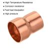 sourcing map 3-Piece Copper Reducer Coupling Fitting view 4