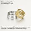 sourcing map 1 Set Jump Ring Opening Tool, Stainless Steel and Brass view 4