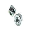 2-Pack Bicycle Axle Nuts M9x1 for Front Wheel, 15 mm Wrench Size, Steel, Silver view 2