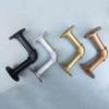 2-Pack Cast Iron Pipe Shelf Brackets, 25 mm Diameter, Rustic Industrial Shelf Supports with Screws, 4 Colors view 3