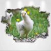 Cute Chicken Chick Pose Animal Wall Sticker Vinyl Decal Mural Poster view 1