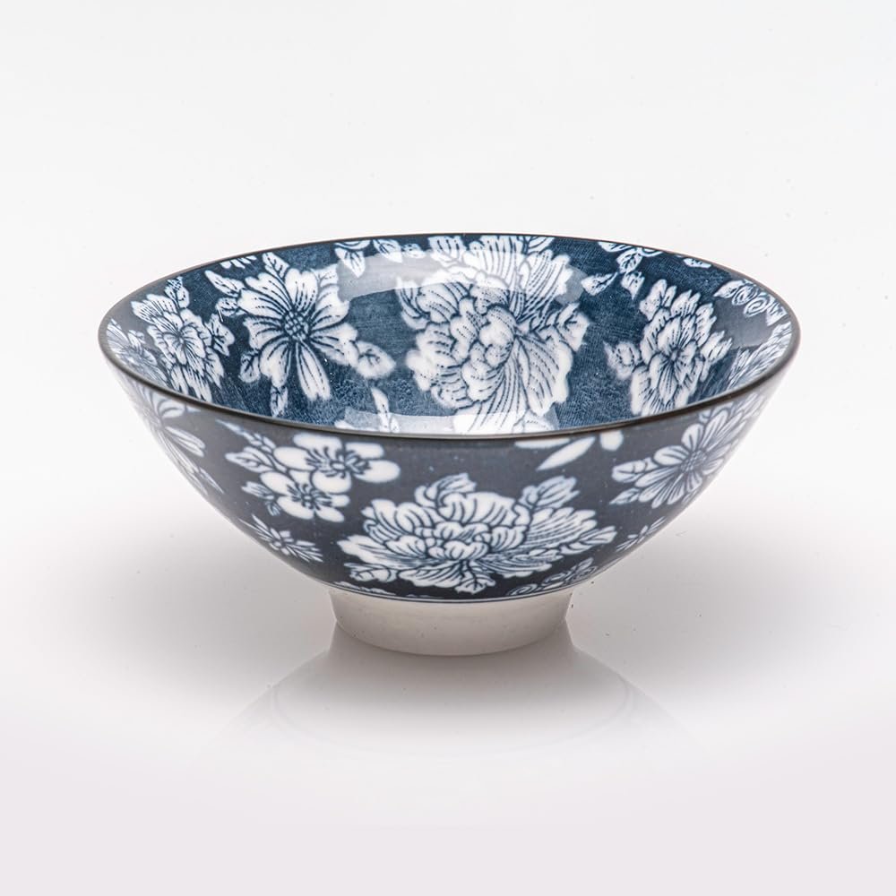 TEA SOUL Blue Flower Porcelain Teacup, 50 ml